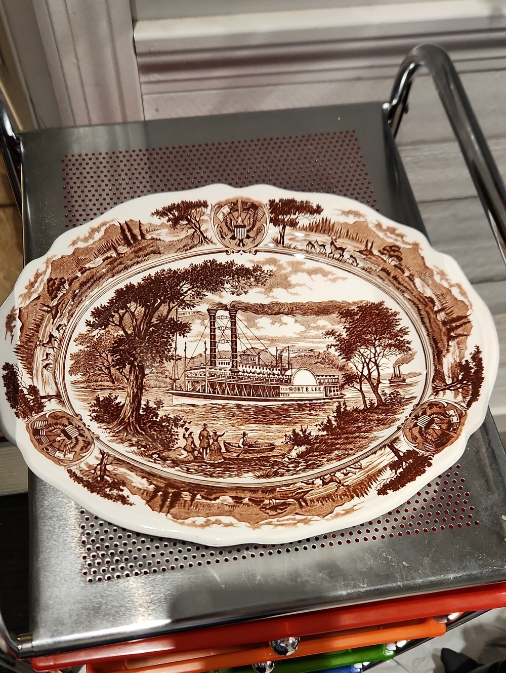 EUC Royal Staffordshire Robt. E. Lee J&G Meakin England Platter
